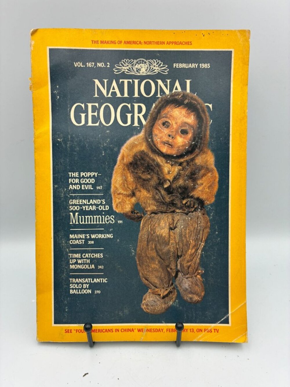 National Geographic Vol. 167 No. 2 February 1985 Greenlands 500-Year-Old Mummies